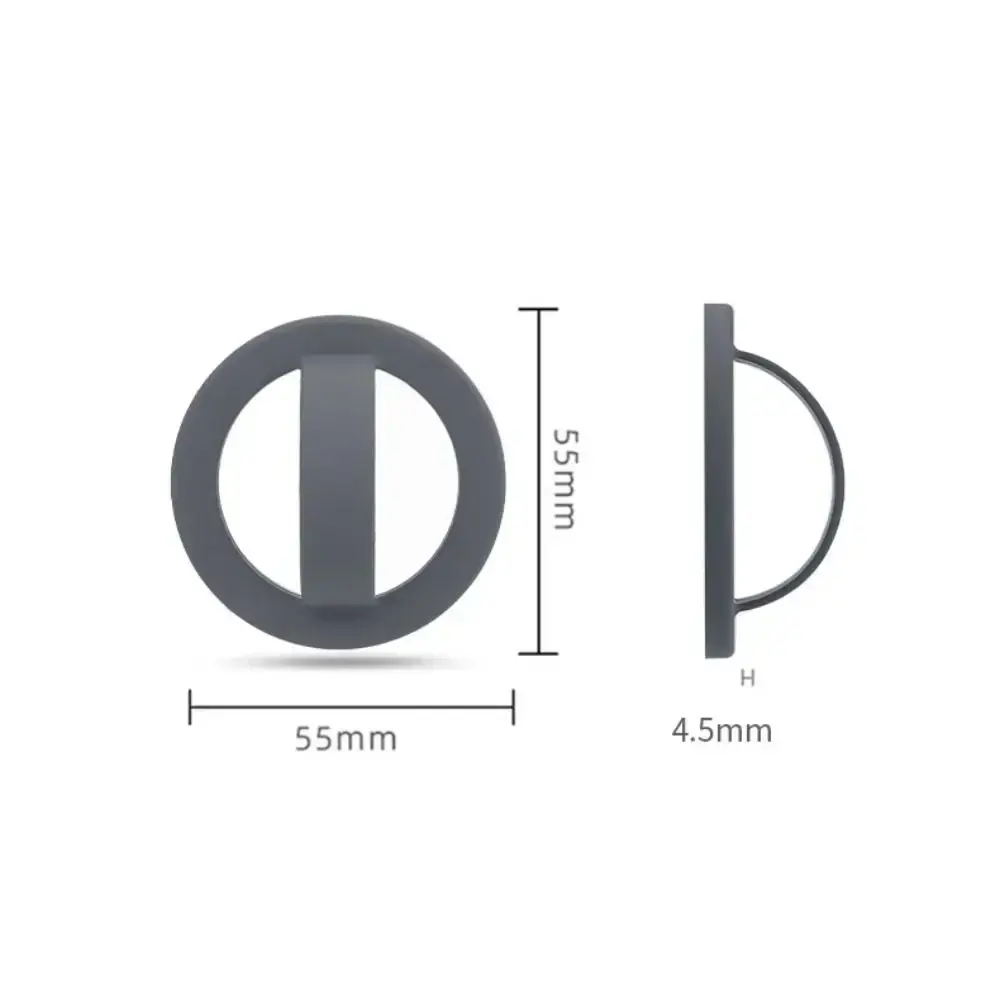 Portable Silicone Magnetic Phone Back Mount Phone Ring Holder for Magsafe iPhone 16 15 14 13 12 Pro Max for Too Many Phone Cases