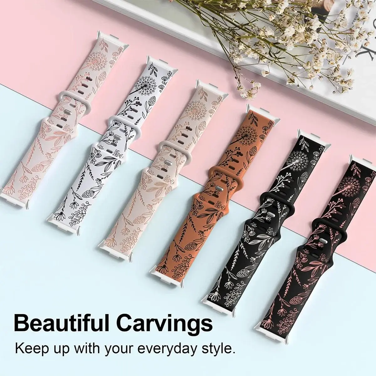 Silicone Strap Strap For Xiaomi Mi Band 9 Pro/8 Pro Two-Tone Dandelion Wristband Bracelet For Redmi Watch 4/5 Replacement Belt