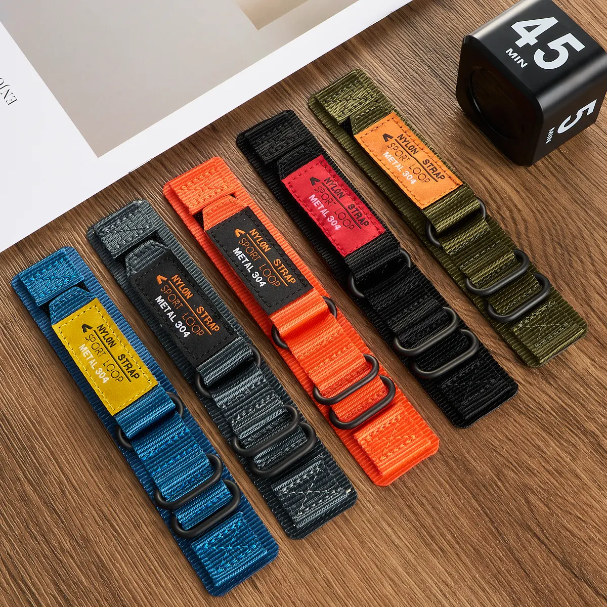 20mm 22mm Nylon Strap for Samsung Galaxy Watch 6 4 5 Pro Classic Gear S3 Active 2 44mm 40mm Correa Bracelet Huawei GT 4 3 2 Band