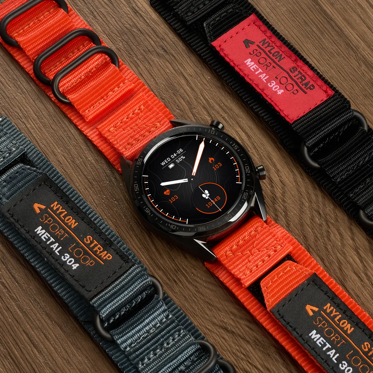 20mm 22mm Nylon Strap for Samsung Galaxy Watch 6 4 5 Pro Classic Gear S3 Active 2 44mm 40mm Correa Bracelet Huawei GT 4 3 2 Band