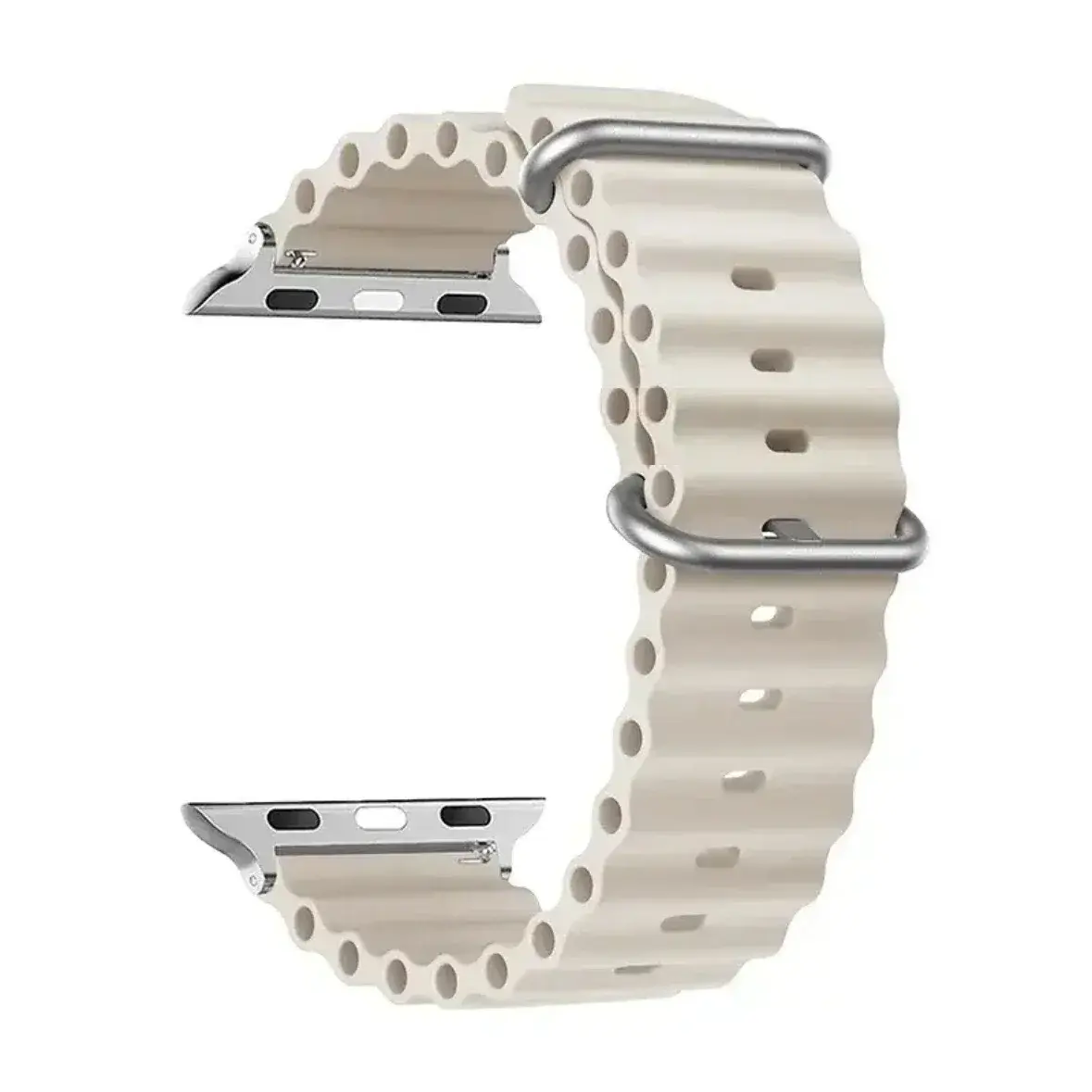 Silicone Ocean strap for Apple watch band Ultra Series 9 SE iwatch 42mm 44mm 45mm 49mm 38mm 40mm 41mm correas 49 44 45 mm bands
