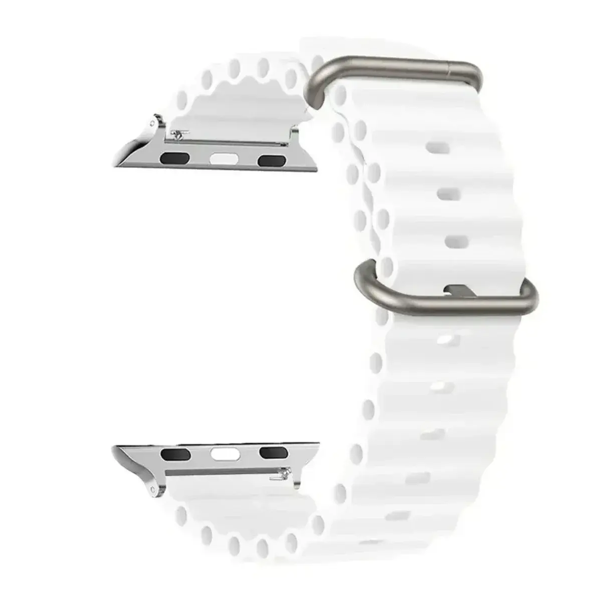 Silicone Ocean strap for Apple watch band Ultra Series 9 SE iwatch 42mm 44mm 45mm 49mm 38mm 40mm 41mm correas 49 44 45 mm bands