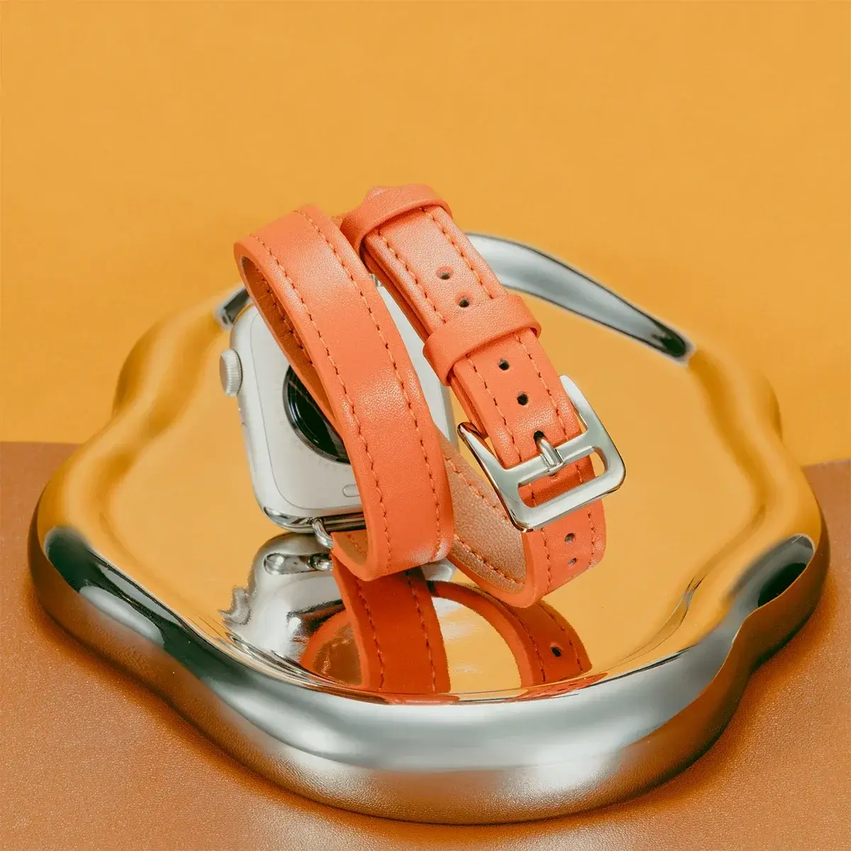 Leather Strap for Apple Watch Band 10 46mm 42mm 9 8 7 41mm 45mm Correa For IWatch Series 6 SE 5 4 40mm 44mm Ultra2 49mm Bracelet