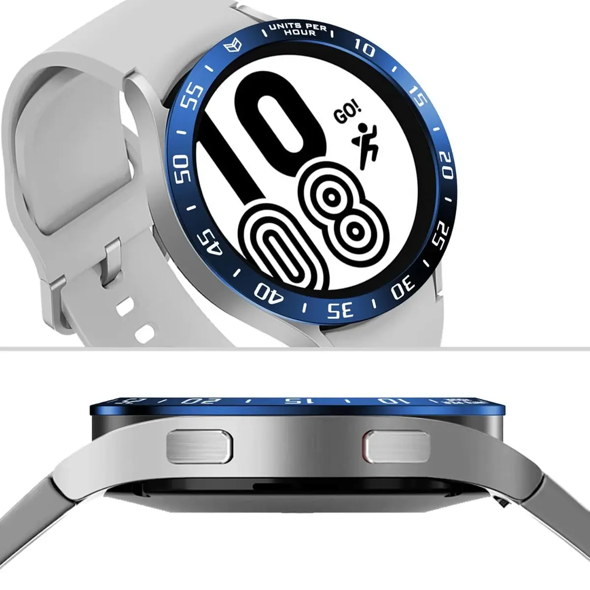 For Samsung Galaxy Watch 7 Ultra 47mm Bezel Ring Metal Protecive Case Cover For Galaxy Watch 7 40 44  Protector Shell Accessoris
