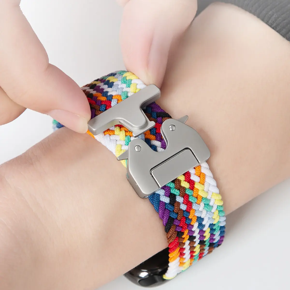 Braided Solo Loop Strap For Huawei Watch Fit 4 4Pro 3 Band Smart Watch Nylon Elastic Belts for Huawei Watch Fit 2 Fit 1 Correa