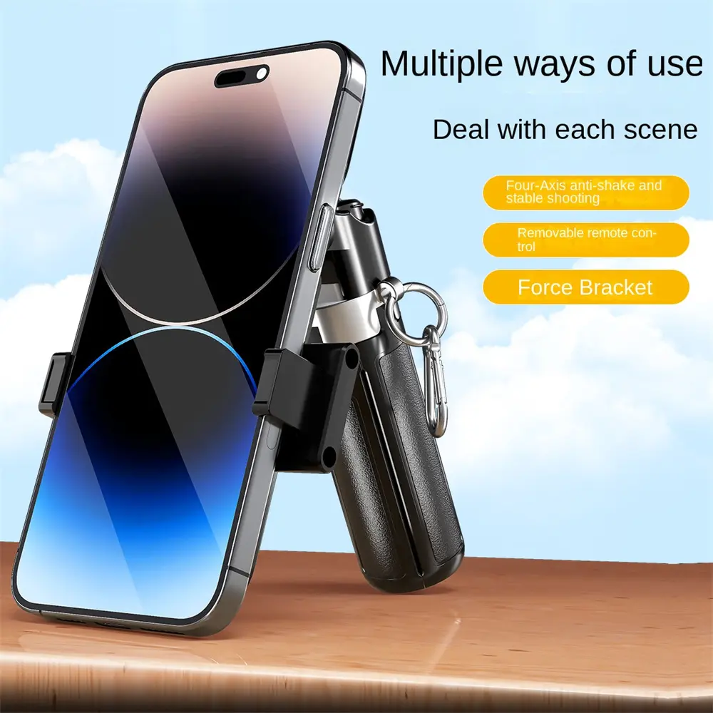 FGCLSY Newly Upgraded Design Mini Bluetooth Portable Telescopic Multifunctional Tripod Phone Selfie Stick