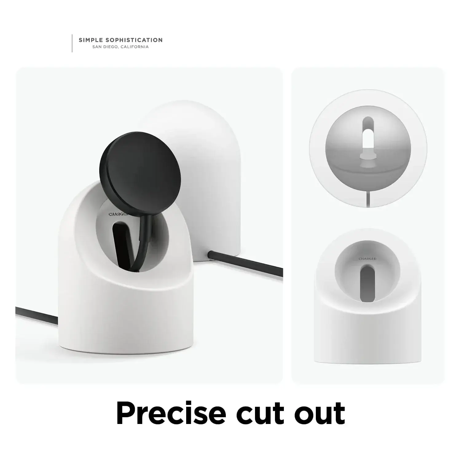 Compatible with For Samsung Galaxy Watch 7 4 3 6 5 Charger Stand 40 44 46mmGalaxy Watch3 4 6 5 Pro 7 Charger silicone Stand 45mm