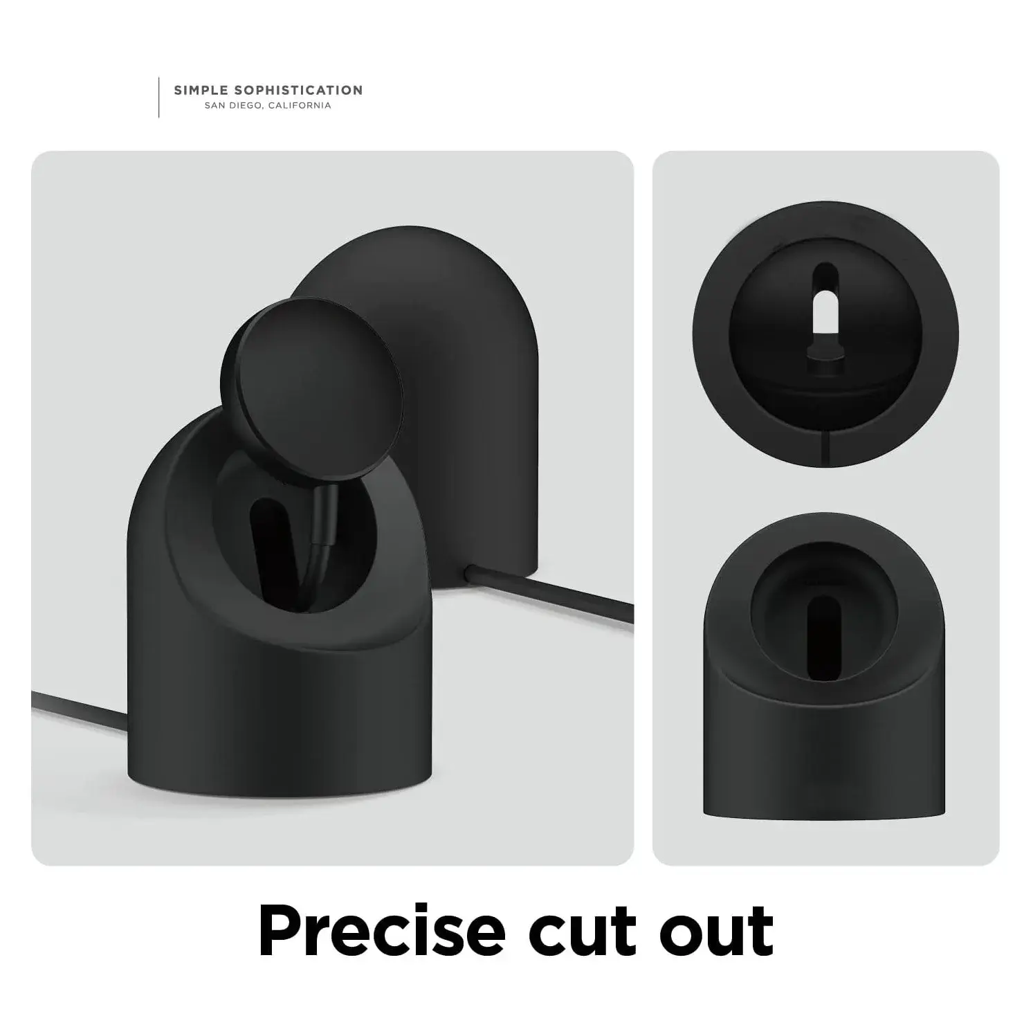Compatible with For Samsung Galaxy Watch 7 4 3 6 5 Charger Stand 40 44 46mmGalaxy Watch3 4 6 5 Pro 7 Charger silicone Stand 45mm