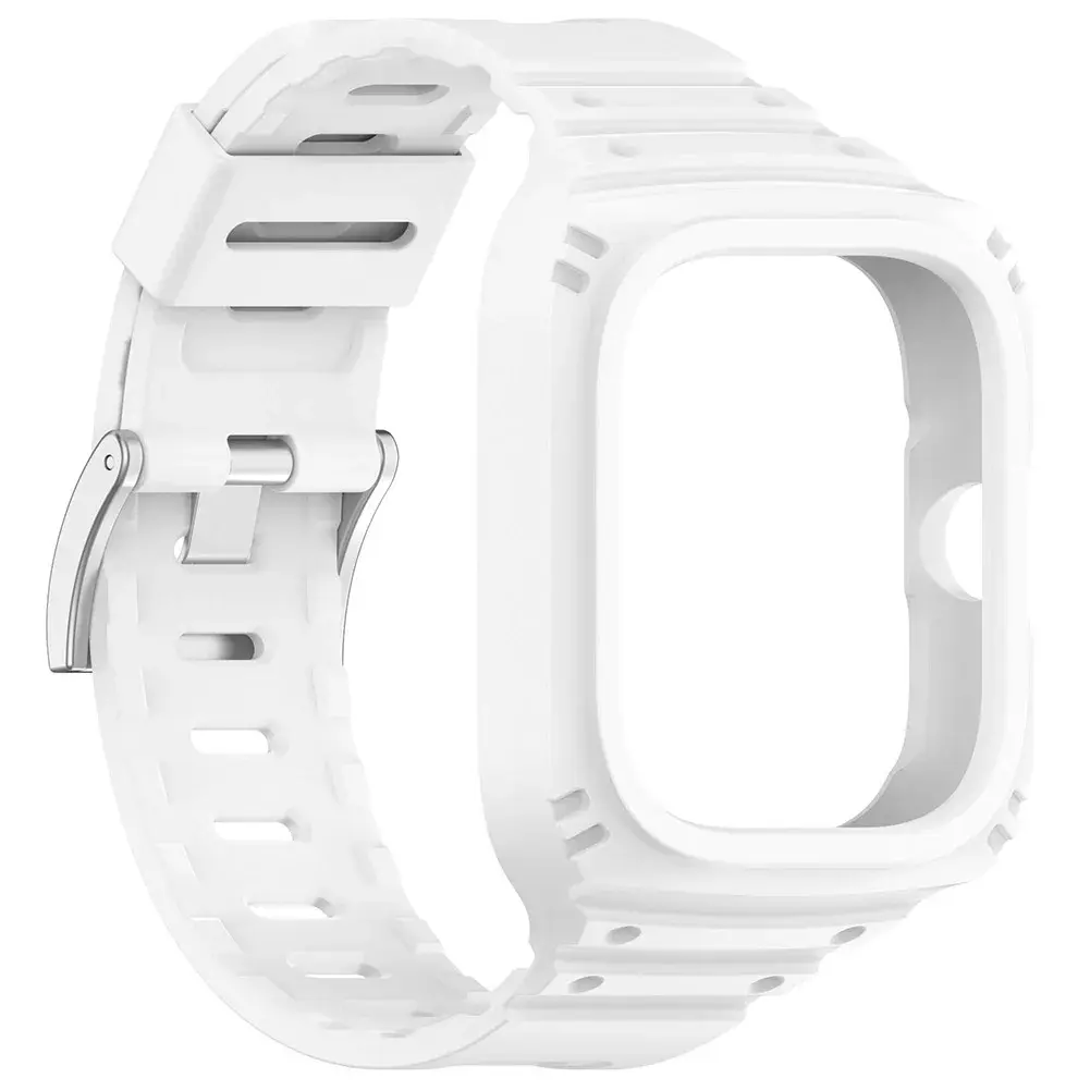 2 In 1 For Redmi Watch 4 Case + Strap Waterproof Smart Watch Protector Shell and Band Wristband Replacement Watch Accessories