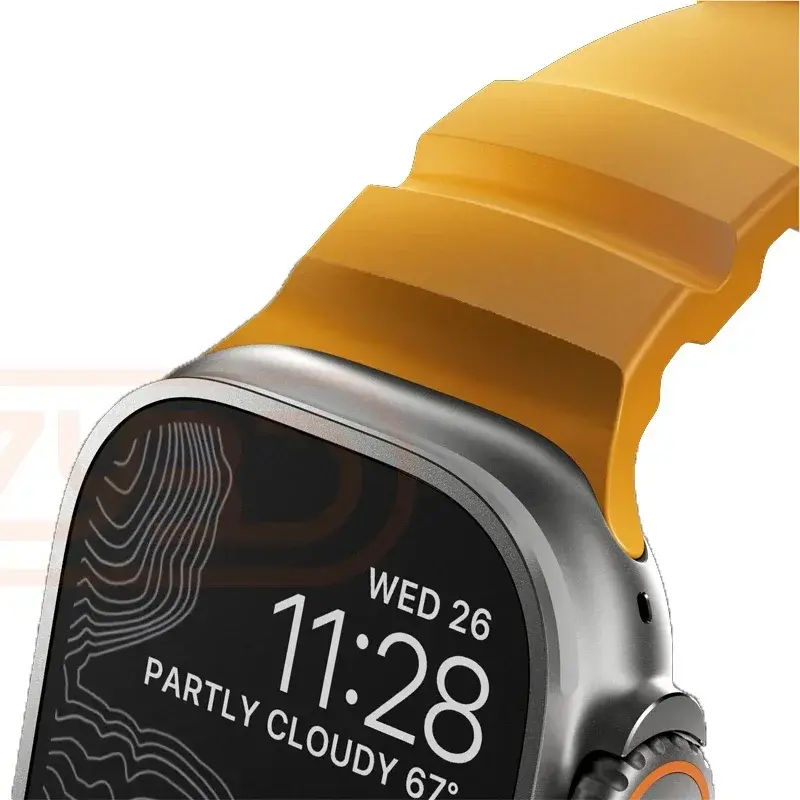 Sports Silicone Band For Apple Watch Ultra 2 10 9 8 7 6 SE 5 4 Titanium Metal Bracelet Strap For iWatch 42mm 44mm 45mm 46mm 49mm