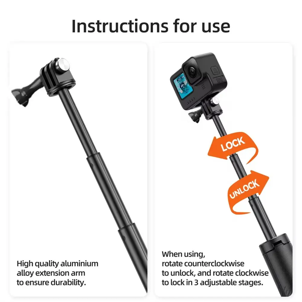 COOL DIER New underwater Buoyancy Bar Selfie tripod Waterproof suitable for GoPro Insta360 DJI OSMO sports camera accessories