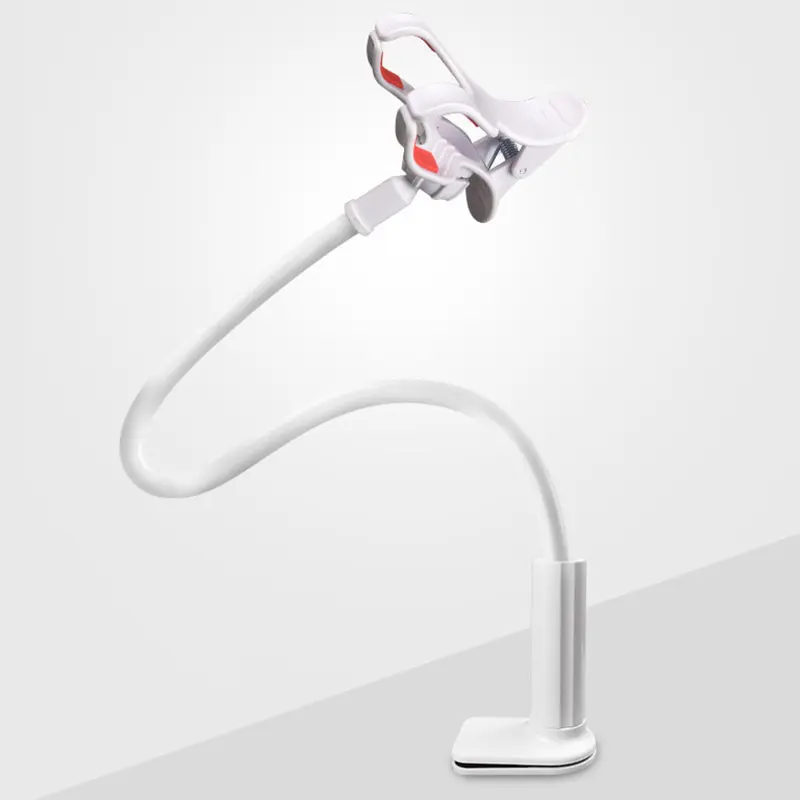 360 Clip Mobile Phone Holder Stand Portable Flexible Lazy Bed Desktop Bracket Smartphones Desk Bed Mount Stand Base Support 75cm
