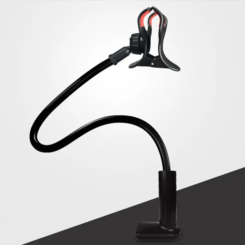 360 Clip Mobile Phone Holder Stand Portable Flexible Lazy Bed Desktop Bracket Smartphones Desk Bed Mount Stand Base Support 75cm