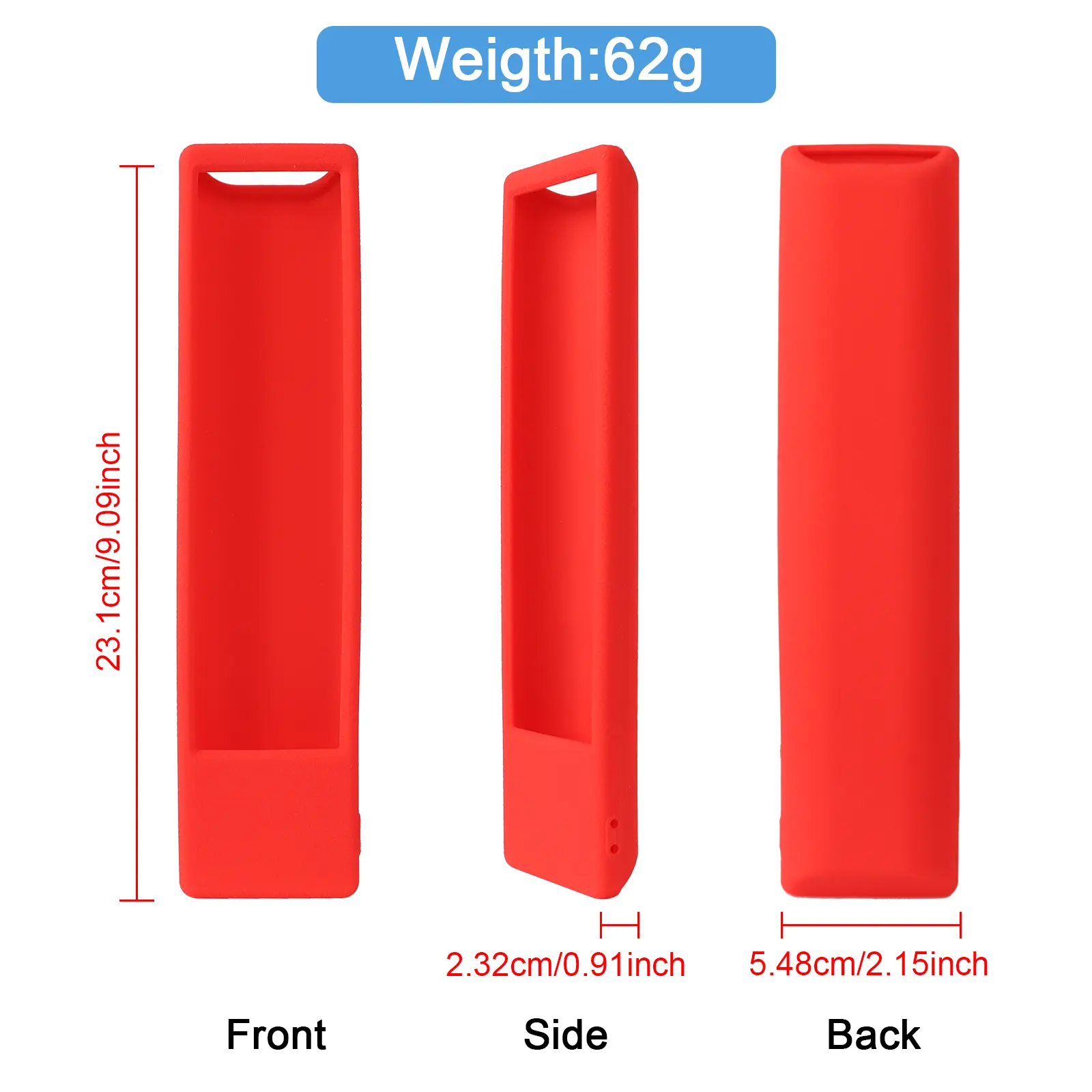 Silicone Case Fit for Toshiba Home Smart TV Remote Control CT-8541 CT-8533 CT-8528 Protective Sheath Cover Anti-Slip Protector