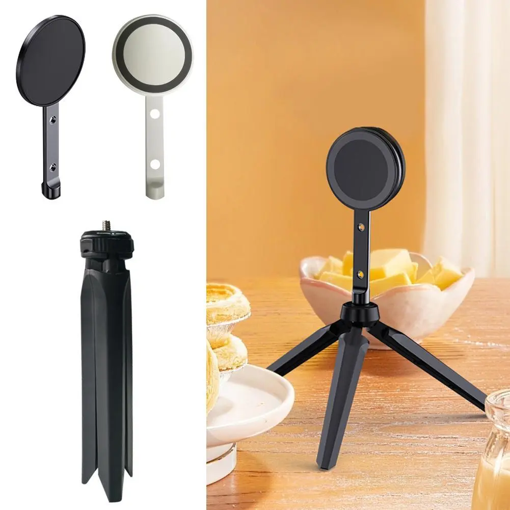 Phone Photography Magnetic Holder Tripod Stabilizer for 1/4 Interface Phone Photo Bracket Anti-shake Selfie For Macsafe iph P8F1