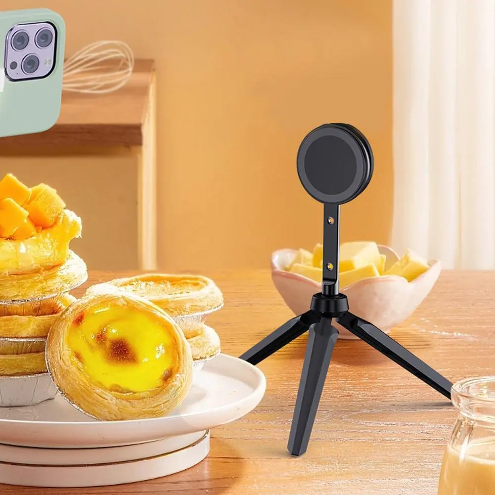 Phone Photography Magnetic Holder Tripod Stabilizer for 1/4 Interface Phone Photo Bracket Anti-shake Selfie For Macsafe iph P8F1