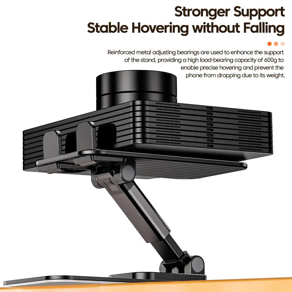 Toocki 360 degree Rotatable Adjustable Phone Holder Anti-skid Folding Storage Design Metal Phone stand For All Phablet Phones