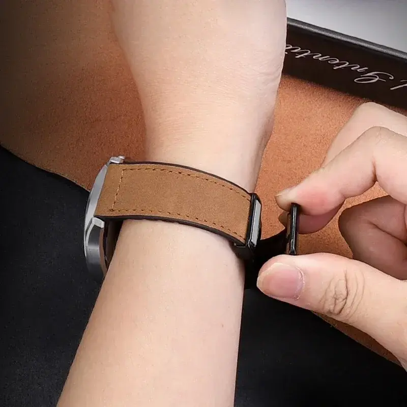 20mm 22mm Leather Silicone Strap For Huawei Watch GT 4 GT4 46mm Samsung Watch 4/5/6classic/gear s3 Sport Silicone Magnetic Band