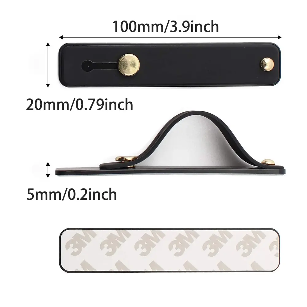 Wrist Band Hand Band Finger Grip Mobile Phone Holder Stand Push Pull Universal Plain Color Phone Socket Holder for iPhone xiaomi