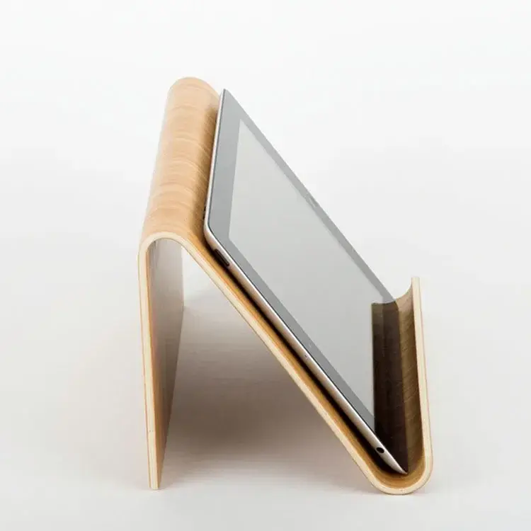 Multifunctional Bamboo Wood Universal Tablet PC Phone Stand Holder Bracket for IPad Samsung Tab Holder Bracket Household Desktop