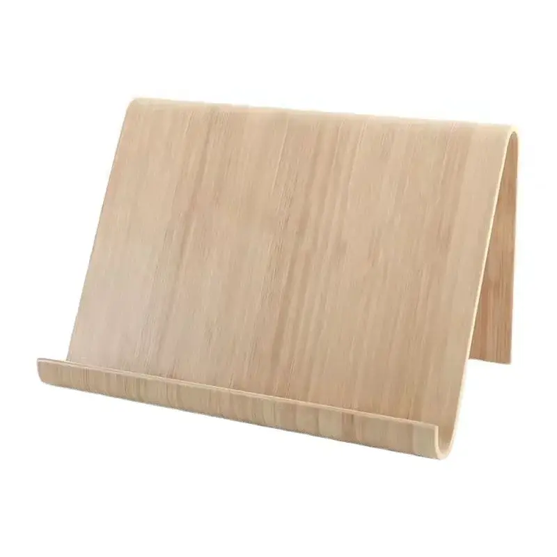 Multifunctional Bamboo Wood Universal Tablet PC Phone Stand Holder Bracket for IPad Samsung Tab Holder Bracket Household Desktop