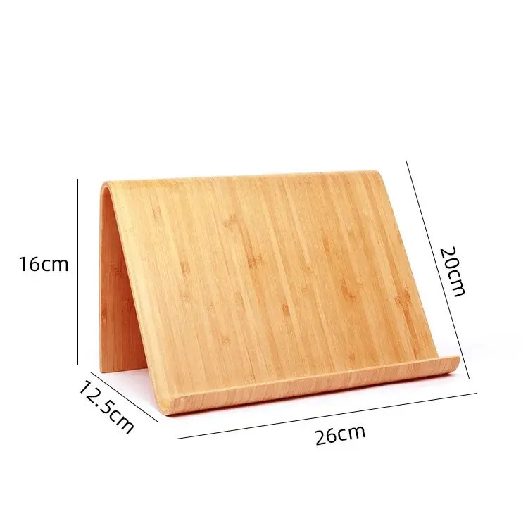 Multifunctional Bamboo Wood Universal Tablet PC Phone Stand Holder Bracket for IPad Samsung Tab Holder Bracket Household Desktop