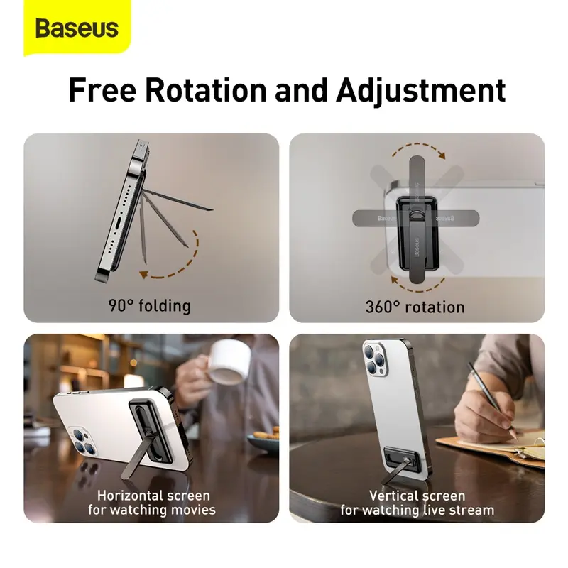 Baseus Universal Phone Holder Stand For iPhone 13 12 Pro Max Flexible Adjustable Desktop Mount Bracket For Xiaomi Samsung Huawei
