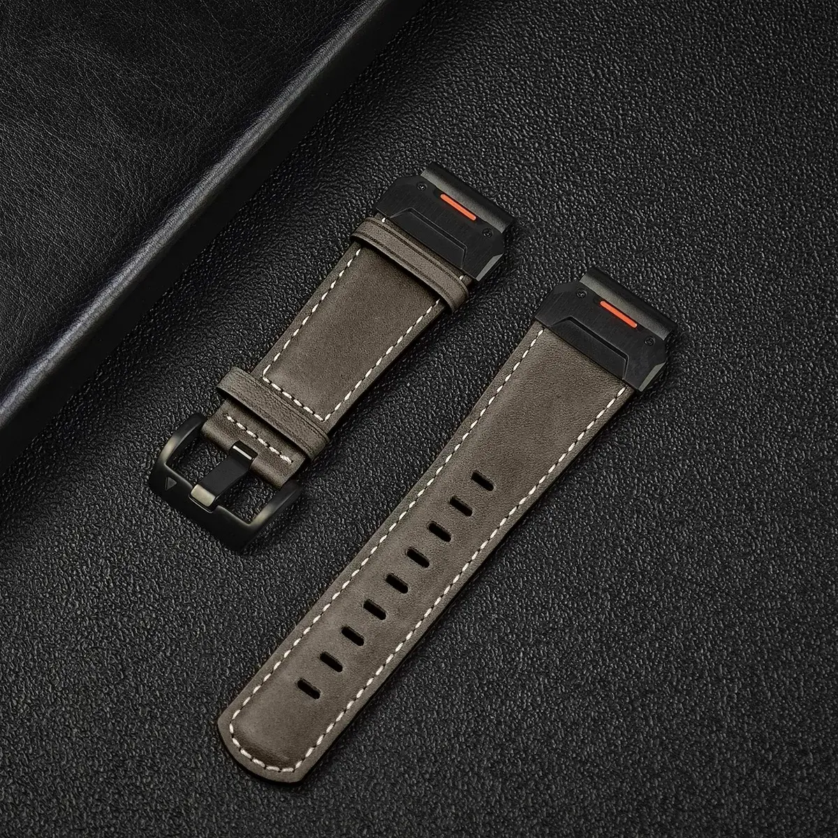 22 26mm Quickfit Leather Strap For Garmin Fenix 7 7X 6 6X Pro 5X 5 Plus 3 3HR Mk1 Mk2 935 945 Epix Smart Watch Band Wristband