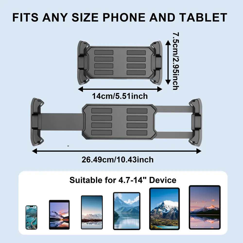 Universal Adjustable Tablet Tripod Floor Stand Holder Portable Live Mount Support for IPad Pro Air Phone 4.7-14inch Lazy Bracket