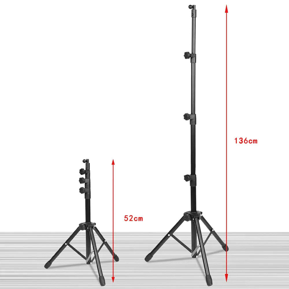4-13 inch Tablet Tripod Mount Floor Stand, Height Adjustable 20-60 Inch Tablet Tripod Stand Mount for iPad Air Mini Samsung pad