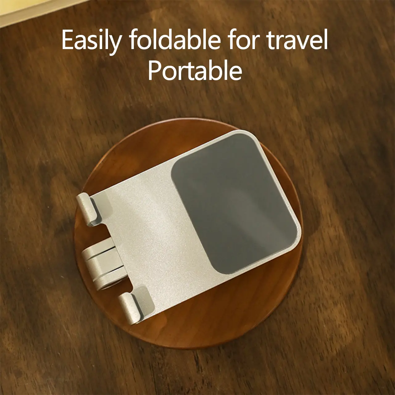 Phone Tablet Wooden Base 360° Rotation Stand For iPad iPhone Cellphone Smartphone Telephone Mobile Phones Reader Universal Stand