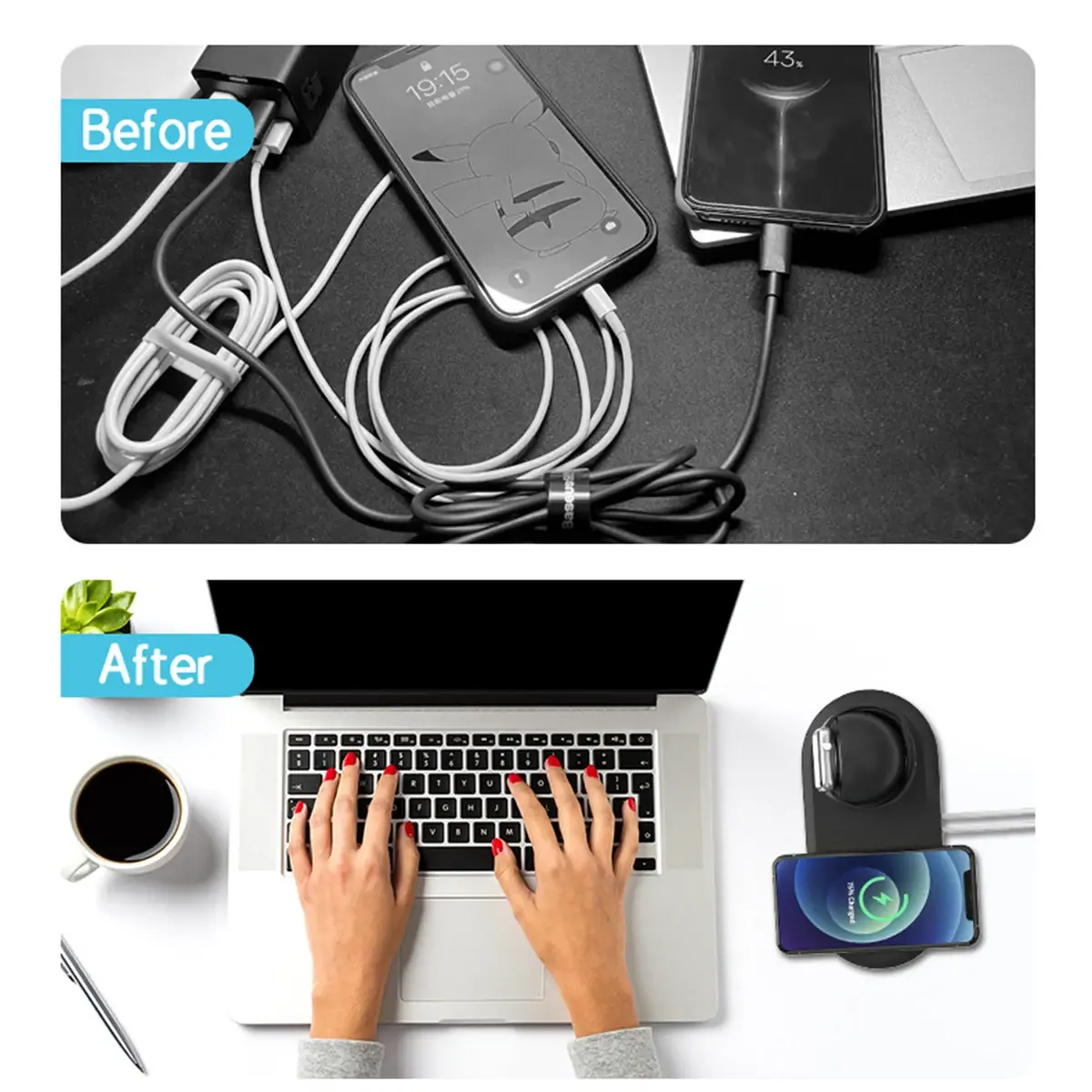 Silicone Phone Holder Stand For iPhone 13 Pro Max Apple Watch Magsafe Charger Charging Station Dock Desk Bracket Macsafe Cradle