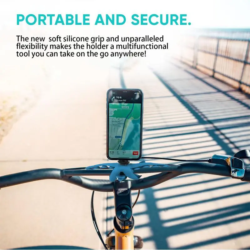 Octopus Phone Holder Flexible Rubber Tentacle Camera SLR Stand Bendable Suction Cup Mount & Holder ForTik Tok Live