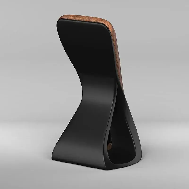 Msgsafe Mobile Phone Stand Custom Design Wooden Magnetic Charger Bracket Desktop Creative Lazy Wireless Charging Phone Holder