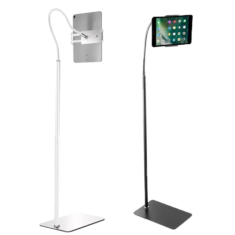 Hose Universal 360° Floor Stand Bed Mobile Phones Holder Bedroom Enlarged Square Base Stand for Cell Phone Ipad Frame Lazy