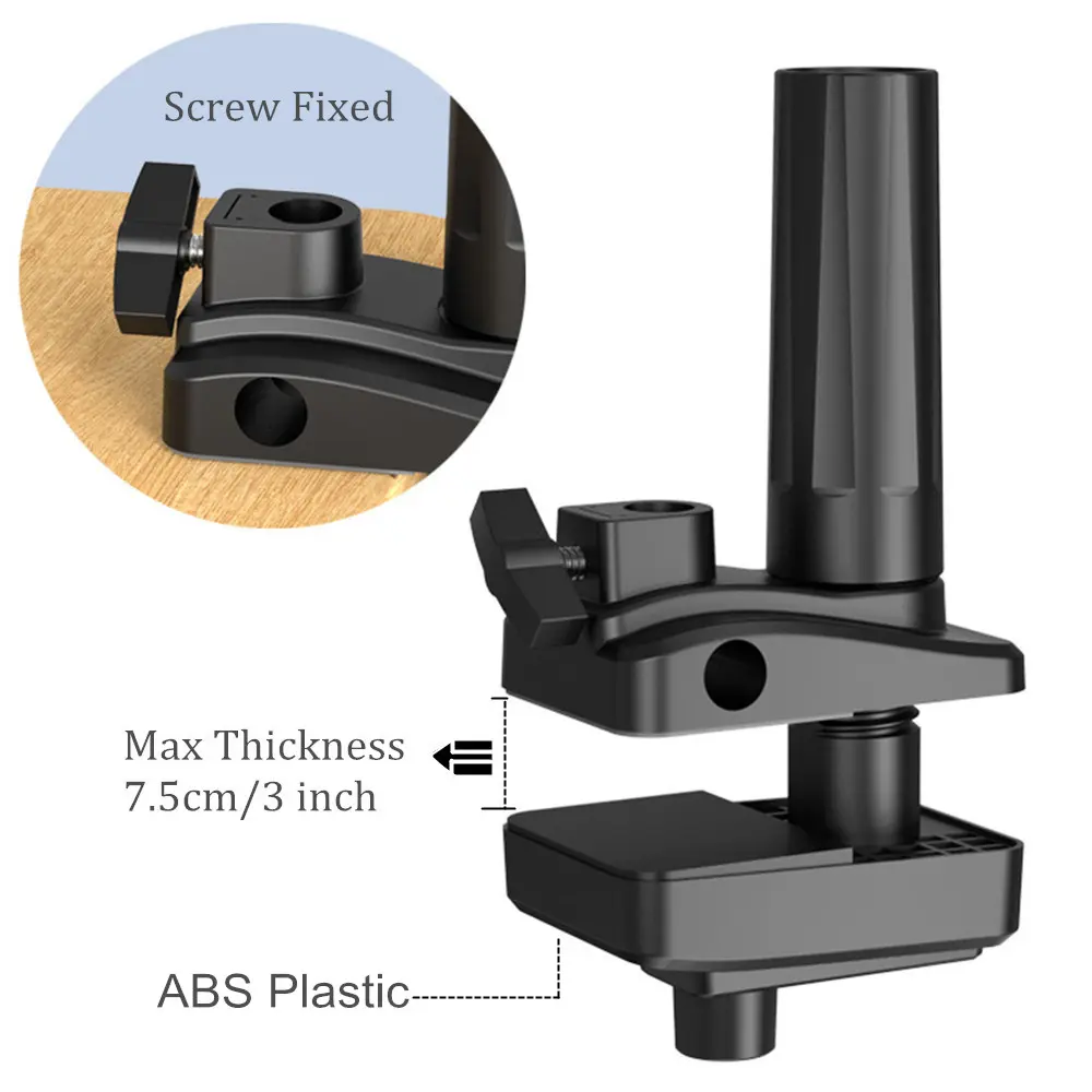 Clip Tablet Phone Holder Base On Desk Bed Headrest Holder