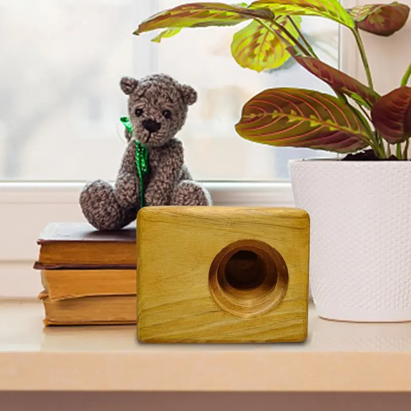 Cell Phone Sound Amplifier Phone Holder Amplifier Stand Desk Decor Sound Stand Sound Amplifier Wooden Crafts Cell Phone Stand
