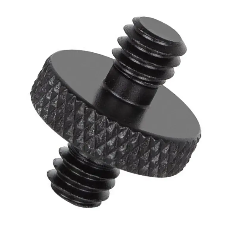 1pc Universal Camera Conversion Screw 1/4 Male To 3/8 Dual Nuts Tripod Mount Screw Quick Release Camera Screws Mount Adapter
