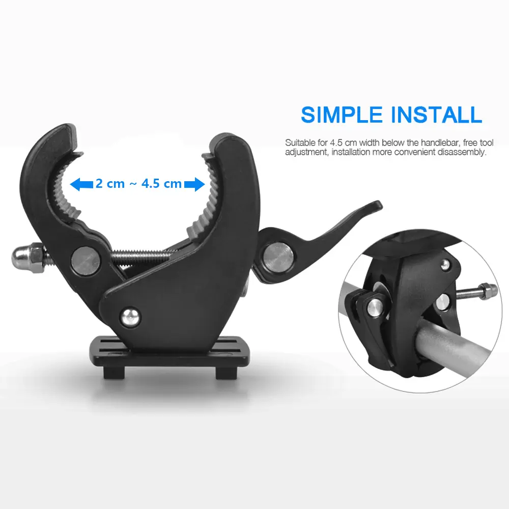 Universal Bike Bicycle Motorcycle Phone Holder Waterproof Case Zipper Pouch for Iphone Huawei P30 Plus Mount For Xiaomi Redmi 7