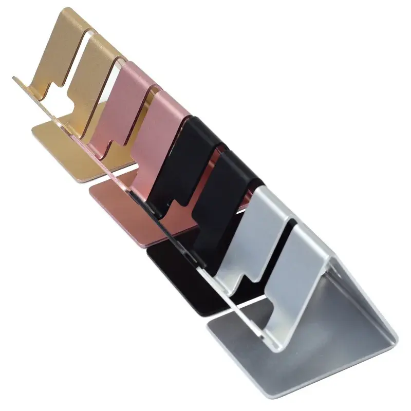 Gold Rose Gold Phone Holder Universal Desktop Phone Stand Desk Organizer Tablet Holder Mount Stand for Samsung iPhone iPad