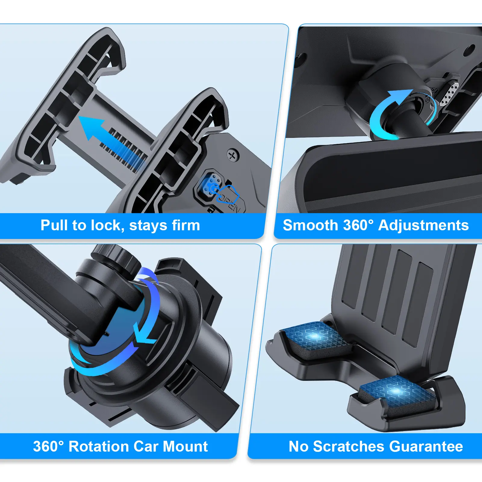 Car Cup Tablet Stand Phone Holder Extender Multifunctional Adjustable Drinking Bottle Holder Detachable CarHolder Storage Rack