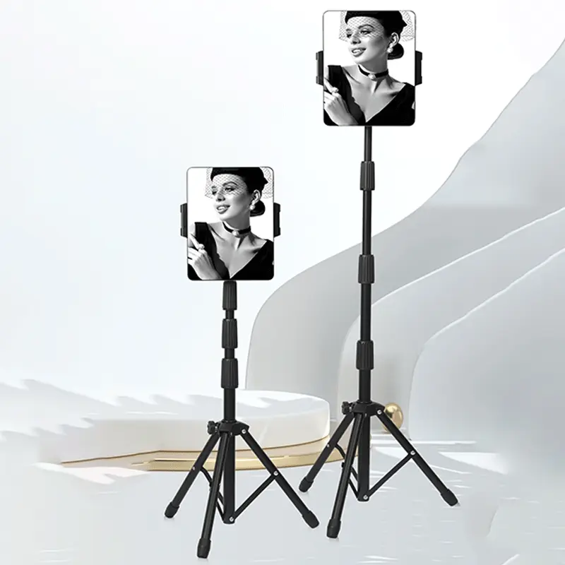 Tablet Stand Foldable Floor Tripod Mount for iPad Pro 12.9 Samsung Lenovo Huawei Xiaomi Universal 7 - 15 Inch Holer 360 Rotating