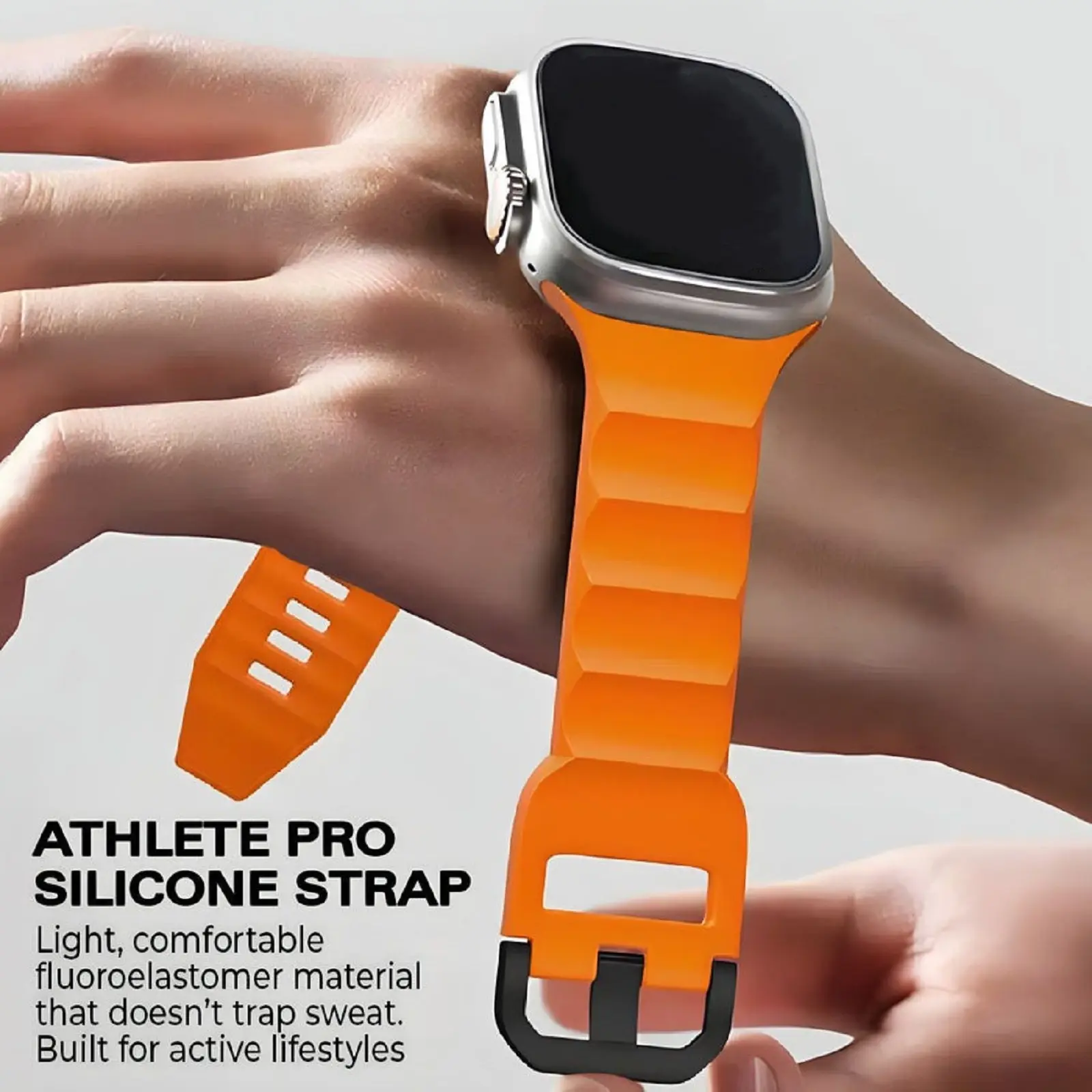 3Pcs Silicone Strap for Apple watch band49mm 45mm 44 mm 42mm 46mm accessories Sport correa bracelet iwatch 10 9 8 7 6 SE 5 4