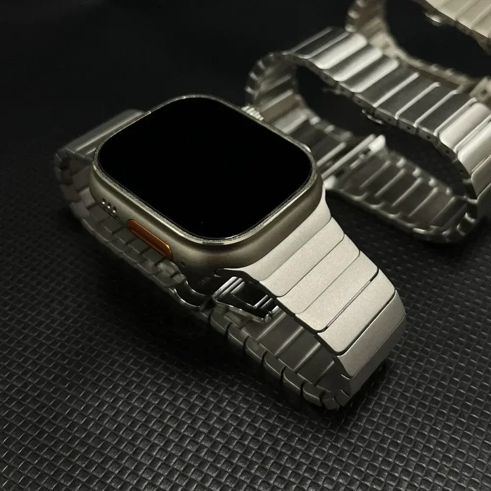Metal Band For Apple Watch Strap Stainless Steel Watchband For Iwatch Series 10 46mm Ultra 49mm 42/44/45/40mm Business Correa