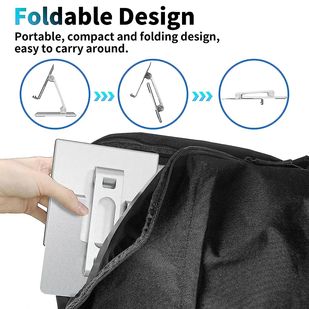 Aluminium Alloy Tablet Stand Phone Holder Mobile Smartphone Support Desk Portable Metal Cell for iPhone iPad Pro Air Mini Huawei