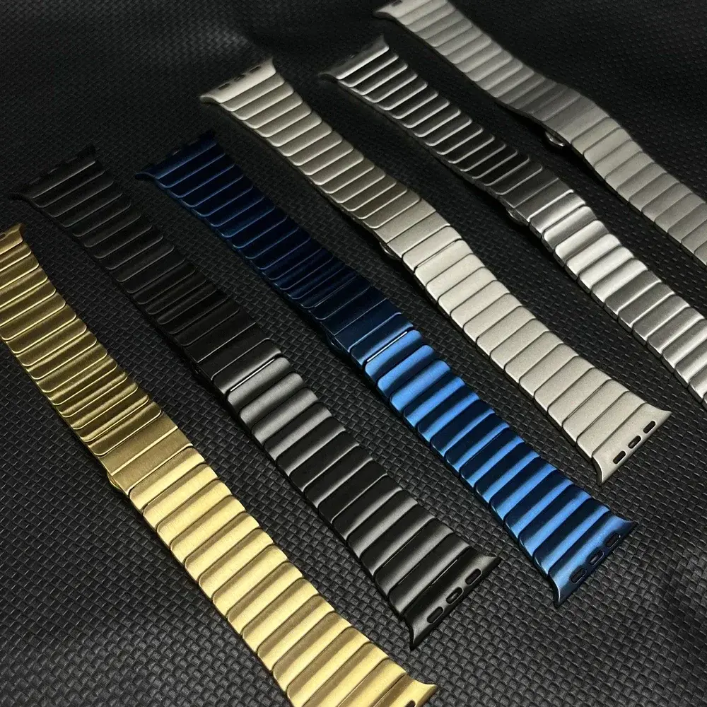 Metal Band For Apple Watch Strap Stainless Steel Watchband For Iwatch Series 10 46mm Ultra 49mm 42/44/45/40mm Business Correa