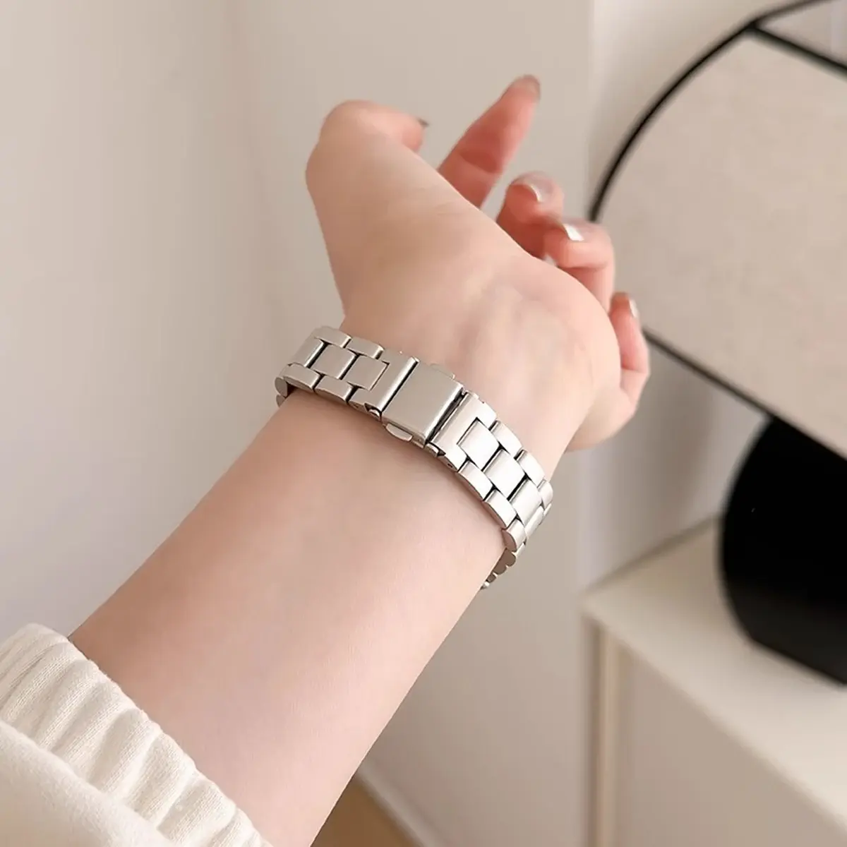Metal Band For Samsung Galaxy 8 40 44 Ultra2 Stainless Steel Strap Bracelet Luxury Bussiness Band For Galaxy 8classic Accessorie