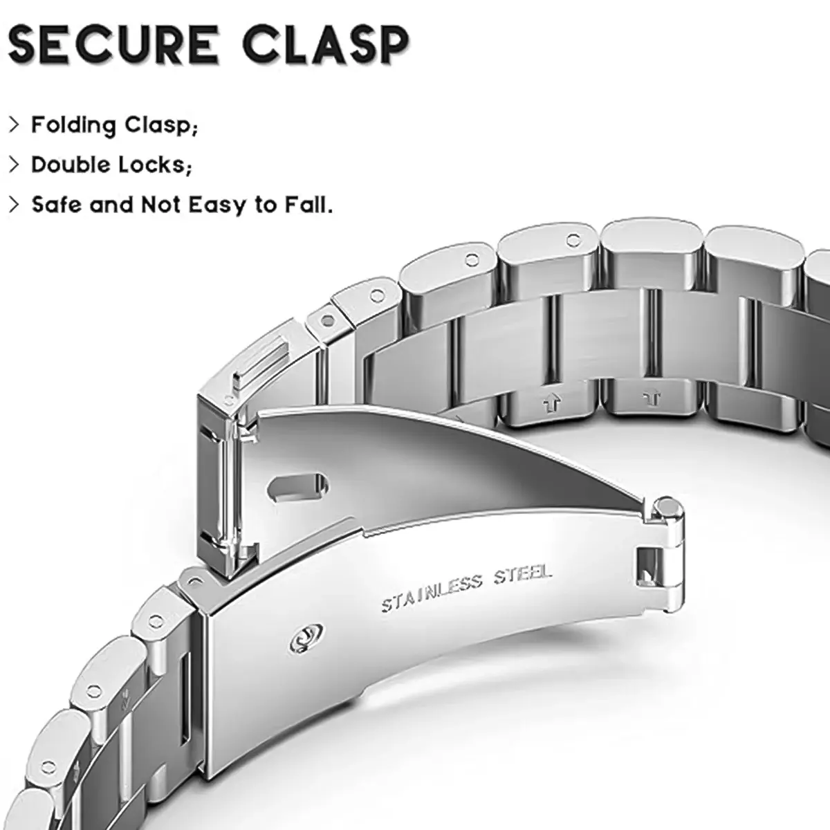 Metal Band For Samsung Galaxy 8 40 44 Ultra2 Stainless Steel Strap Bracelet Luxury Bussiness Band For Galaxy 8classic Accessorie