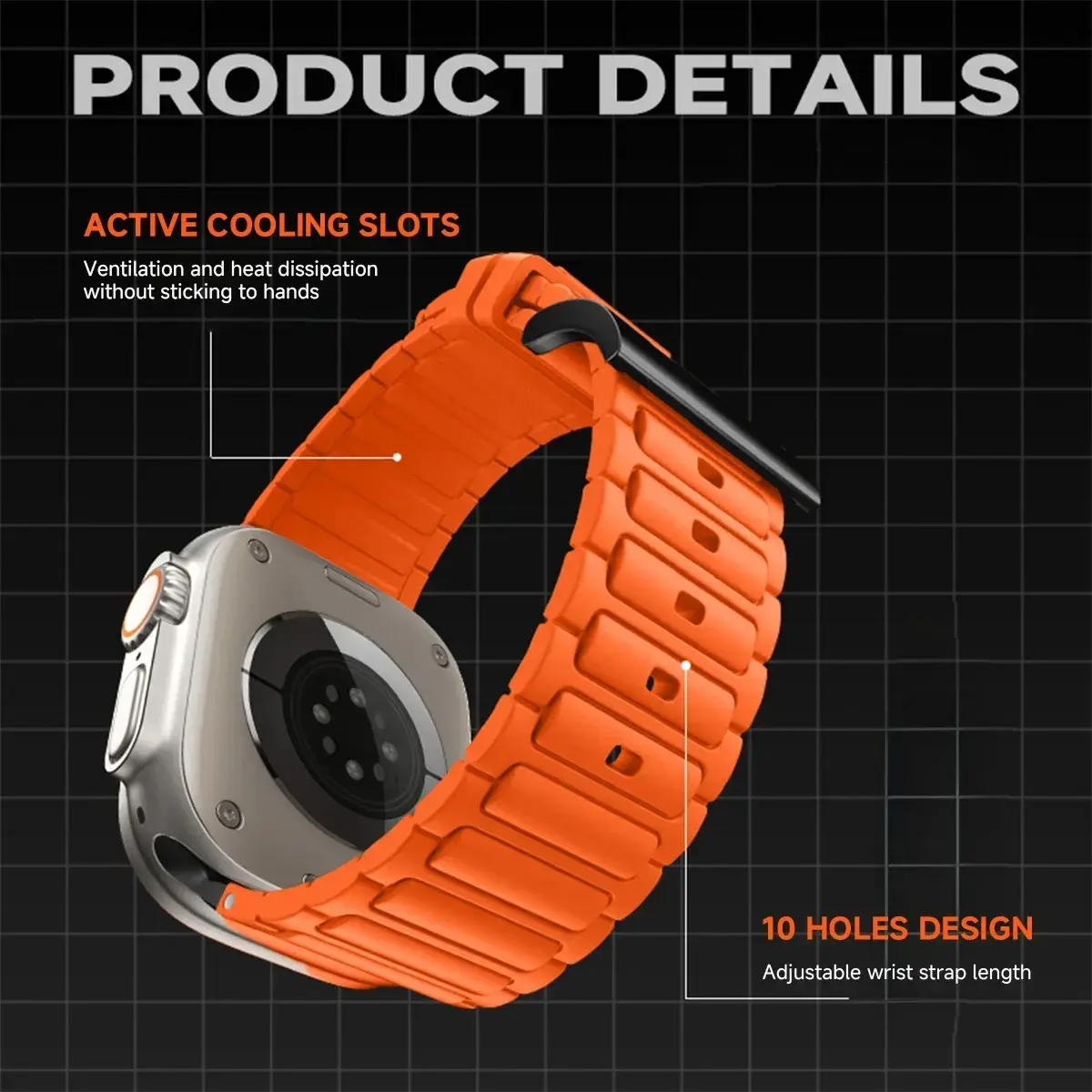 Silicone strap for Apple Watch Band Ultra 2 49mm 46mm 44mm 45mm 42mm 41mm 40mm 38mm for iwatch series 10 9 8 7 6 5 4 3 2 1se