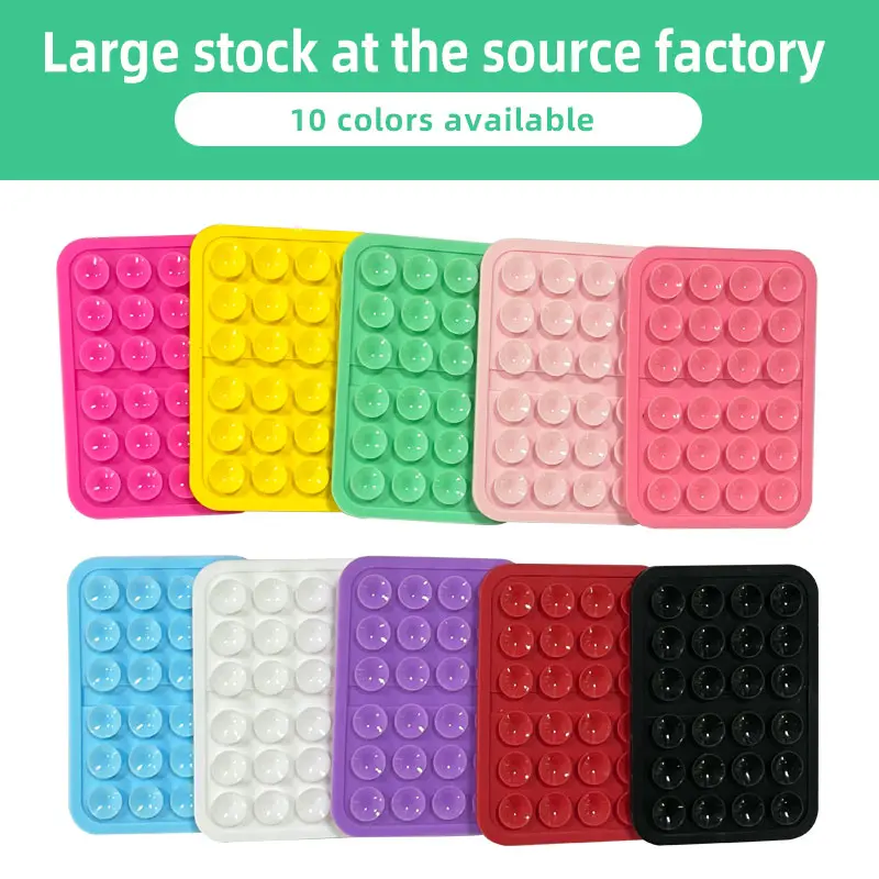 Silicone Suction Phone Case Adhesive Mount  Hands-free, strong-grip stand for selfies and videos Content Creation